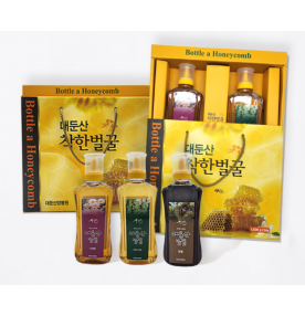 천연벌꿀 1kg 튜브형 선물세트